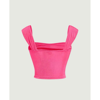 Áo ba lỗ thun nhún eo croptop Qc