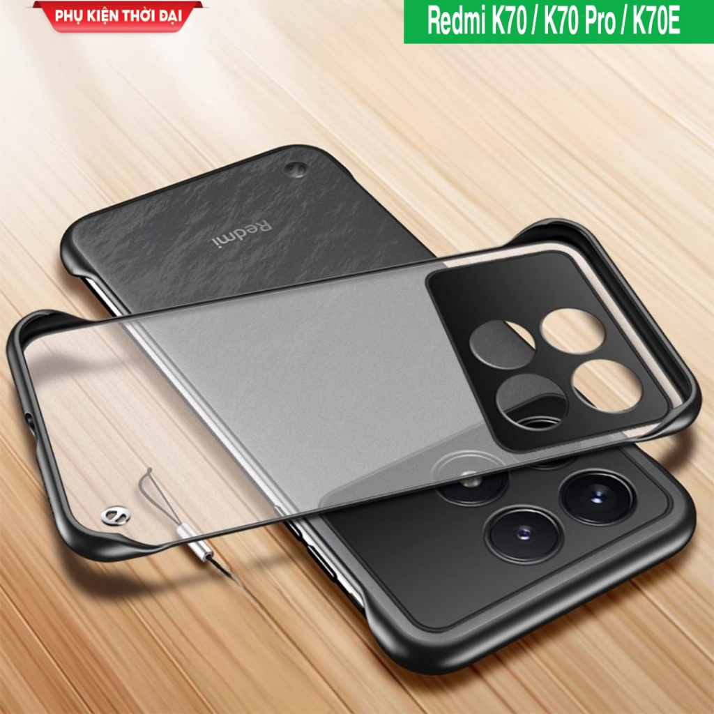 Ốp lưng Redmi K70 / K70 Pro / K80 / K80 Ultra / K70E / K70 Ultra nhám mờ siêu mỏng không bo cạch