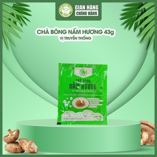 Chà Bông Nấm Hương Chay Vị Truyền Thống Túi 43gr - Nấm Tươi Cười