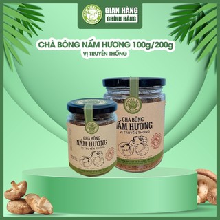 Chà bông nấm chay vị truyền thống 100g/200g - nấm tươi cười