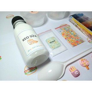(BK24) KIT LÀM SLIME BASIC - DỤNG CỤ LÀM SLIME CƠ BẢN, AN TOÀN, ĐƠN GIẢN