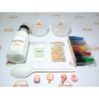 (BK24) KIT LÀM SLIME BASIC - DỤNG CỤ LÀM SLIME CƠ BẢN, AN TOÀN, ĐƠN GIẢN