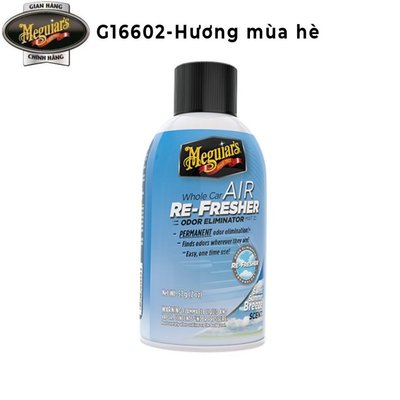 Meguiar's Khử mùi, diệt khuẩn nội thất xe hơi Hương mùa hè - Air Refesher Summer Breeze - G16602