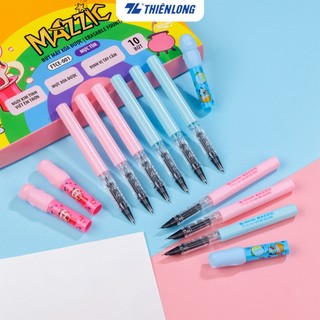 Bút máy xóa được Thiên Long Mazzic FTCE-001 - Ngòi kim tinh luyện chữ đẹp, bút định vị tay cầm, êm trơn (Tặng ống mực)