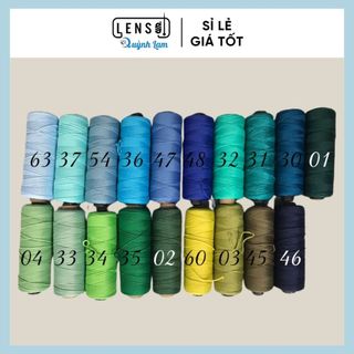 Sợi dệt cotton trơn craft yarn - màu 50 - màu 66