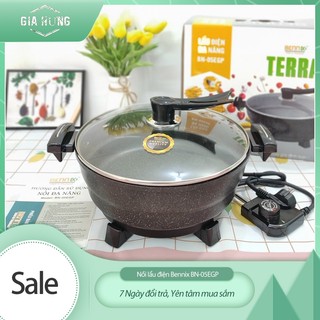 Nồi lẩu điện đa năng bennix bn-05egp dung tích 5 lít