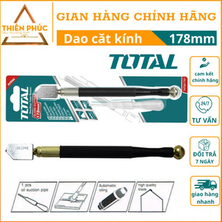 Dao cắt kính total tht561781 bút cắt kiếng 178mm, hợp kim cao cấp chống rỉ sét lưỡi dao sắc bén