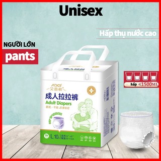 Tã người lớn Aijiaqi L/XL quần kéo người lớn, tã lót rẻ tiền-vệ sinh, tã lót dành cho bệnh nhân/người già!