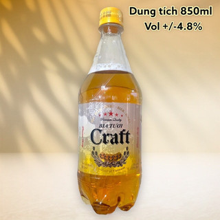 Hoả tốc - hcm bia tươi craft 850ml - 4,8%