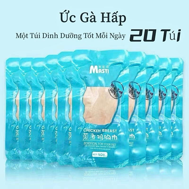 Ức gà hấp Masti