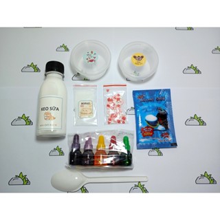 (BK21) BỘ KIT SLIME MÂY - DỤNG CỤ LÀM SLIME MÂY (CLOUD SLIME)