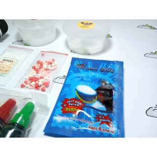 (BK21) BỘ KIT SLIME MÂY - DỤNG CỤ LÀM SLIME MÂY (CLOUD SLIME)