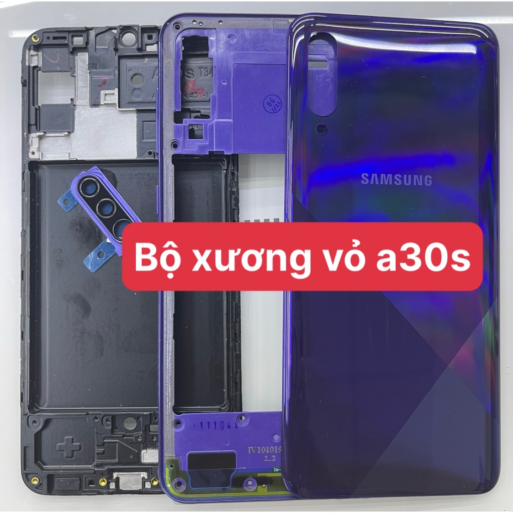 Sam sung A30S /Full Bộ xương+ vỏ+khay sim+kính camera+phím điện thoại sam sung a30s-lên máy đẹp