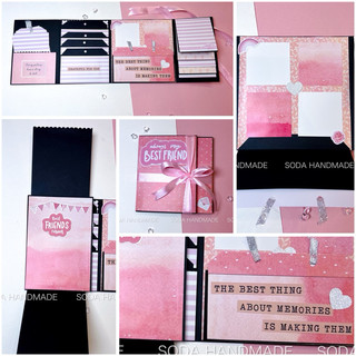 Album mini Scrapbook folio chủ đề Best Friend