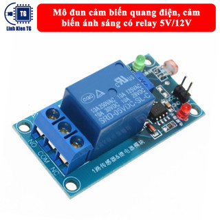 Mô đun cảm biến quang điện relay 5V/12V cảm biến ánh sáng