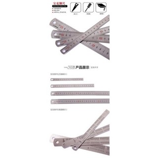 Thước kẻ sắt Baoke 15cm/30cm/50cm