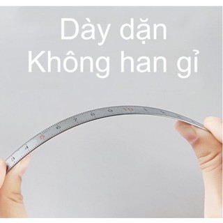 Thước kẻ sắt Baoke 15cm/30cm/50cm