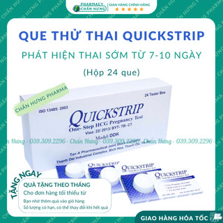 Que thử thai quickstrip hộp 24 que
