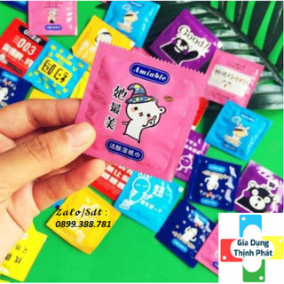 1 chiếc khăn ướt giả BCS, khăn ướt gói vuông tiện lợi