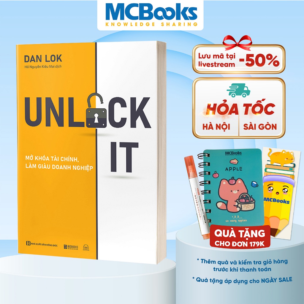 Sách - Unlock It: Mở khóa tài chính, làm giàu doanh nghiệp - Bizbooks