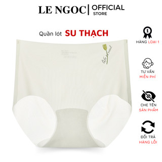 Quần Lót Su Thạch Hoa Tulip Không Viền Không Đường May Mềm Mịn Cao Cấp Lê Ngọc 385