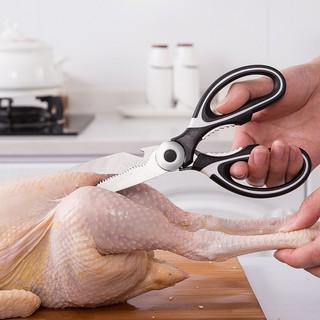 Kéo cắt gà, cắt thịt, mổ cá đa năng aplus ap33 lưỡi thép siêu sắc