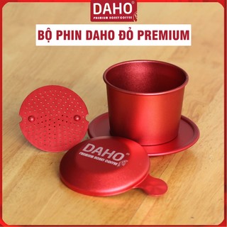 Bộ phin nhôm đỏ Daho premium honey coffee cao cấp dùng pha cà phê nguyên chất đúng chuẩn