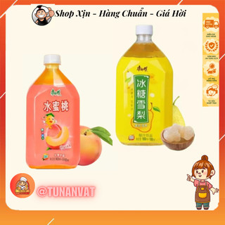 Nước ép hoa qủa kangsifu chai 1000ml, nước lê, đào đài loan