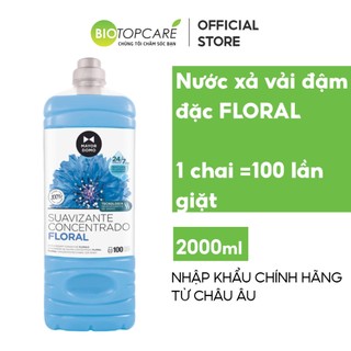 Nước xả vải đậm đặc FLORAL 2000ml
