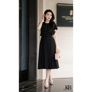 Đầm giả croptop lắp túi 2 bên KB CHOOSE TO SHINE DC1610