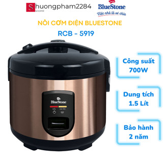 Nồi cơm điện 1.8 lít bluestone rcb-5519 - hàng chính hãng bảo hành 2 năm