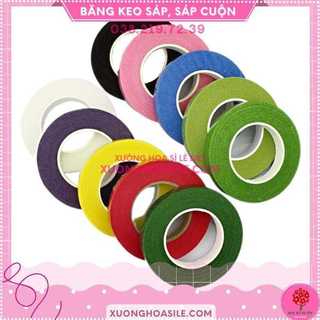 BĂNG KEO SÁP ĐÀI LOAN ĐỦ MÀU, BĂNG DÍNH SÁP QUẤN CÀNH, BĂNG QUẤN HOA