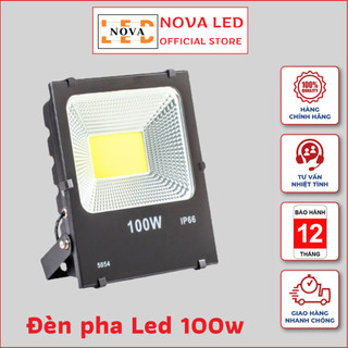 Đèn led 100w ngoài trời chống nước siêu sáng IP66 MGTEK