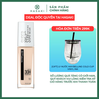 [HÓA ĐƠN TRÊN 299K TẶNG 1 LY - SL GIỚI HẠN] Kem Nền Maybelline 30H Lâu Trôi Che Phủ Cao 30ml(Bán Song Song Mẫu Cũ & Mới)