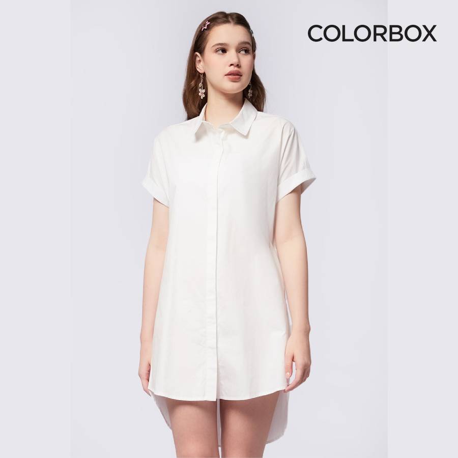 Colorbox Đầm Sơ mi Lệch Tà