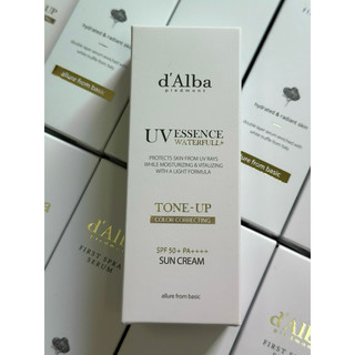 50ml - Kem chống nắng D'Alba phổ rộng nâng tông da Waterfull Tone up Correcting /White Truffle Purple