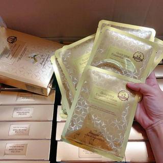 Combo 10 miếng mặt nạ tinh chất vàng chống lão hóa Skinapple Gold Vital Essential Mask 230ml