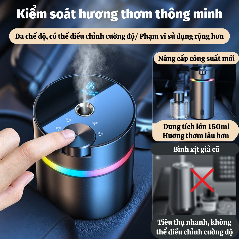 Máy khuếch tán tinh dầu ô tô xe hơi cao cấp, sạc pin, máy xông tinh dầu phun sương khử mùi ô tô, bàn làm việc phòng ngủ | BigBuy360 - bigbuy360.vn