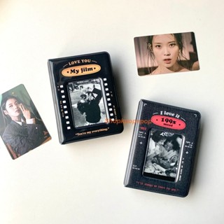 Collect Book sổ đựng card 6.5x9cm - Album ảnh lưu trữ lomo card mẫu màu đen