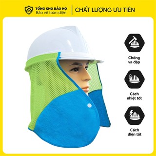 Vành Mũ Bảo Hộ Che Nắng Phản Quang, Gắn Nón Bảo Hộ