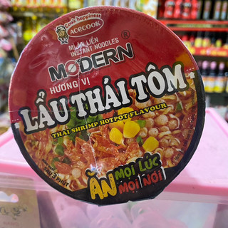 Mì ly modern vị lẩu thái tôm 67g