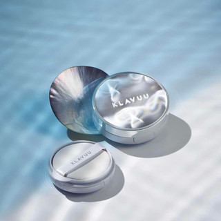 [Tặng Mặt Nạ] Phấn Nước Kiềm Dầu Klavuu Cushion - Blue Pearlsation Xám - Xanh 12g