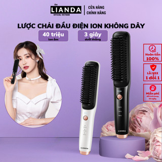 Lược chải tóc điện lianda không dây chăm sóc tóc suôn mượt tạo kiểu