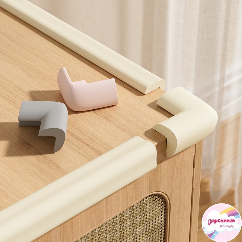 Xốp bọc cạnh bàn bịt góc bàn giữ an toàn cho bé dài 2m chất liệu cao su NBR mềm mại MS0309