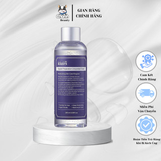 Klairs - Nước Hoa Hồng Không Mùi Dành Cho Da Nhạy Cảm Klairs Supple Preparation Unscented Toner 180ml