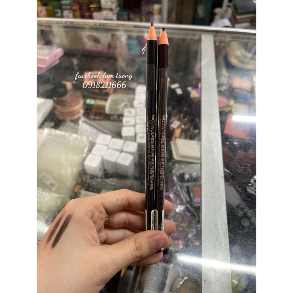 Chì xé kẻ mày WODWOD kèm đầu chải