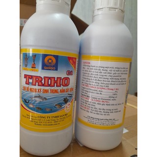 Triho - loại bỏ ngoại kí sinh trùng, nâm gây bennh trên lươn, cá, ếch, ba ba...