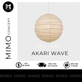 Đèn trần, đèn thả trần akari wave, đèn thả, đèn trang trí, cao cấp