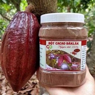 Hũ 500gram bột cacao dăk lăk nguyên chất 100% ca cao loại đặc biệt