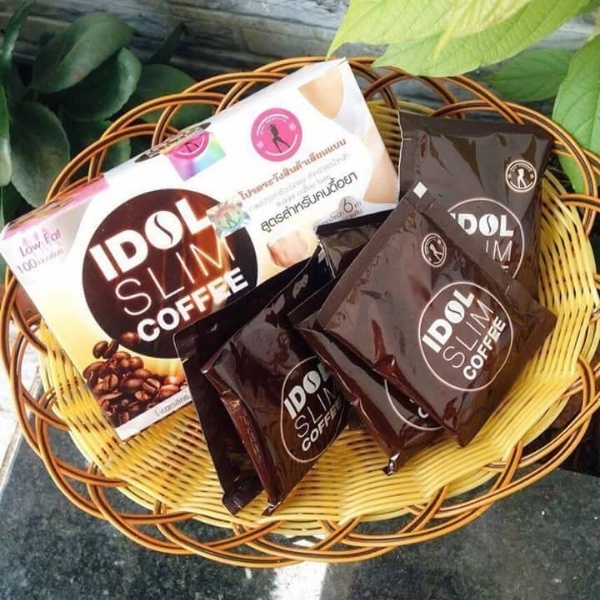 Cà Phê Giảm Cân Idol Slim x2 Coffee Thái Lan chính hãng Hộp 10 Gói